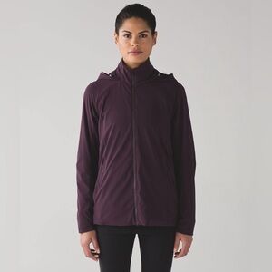 Lululemon Step To It Jacket - Hooded Rain Jacket